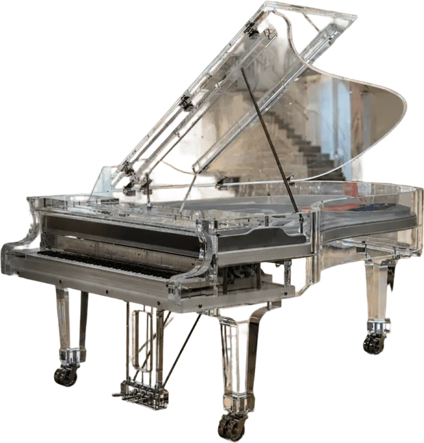 Blüthner Crystal transparent grand piano
